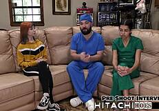 Ditria Rose Freshman Mandatory Hitachi Vibrator Orgasm POV Behind Scenes Roleplay Gloves Humiliation Moaning