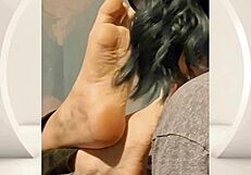 Licking Feet Slowly and Thoroughly