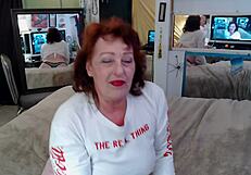 dawnskye1962 smokes teasing your cock fully clothed granny style!!