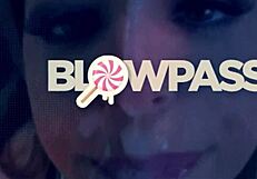 Whoa! Nerdy Glasses Student Deepthroats Tutor's Cock Sloppily In Class After Handjob