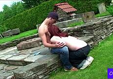 Jili and Sem's First Time Outdoor College Fuck with Natural Tits