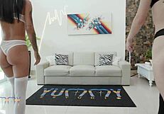 wanna see cute bruna santos and breiny zoe in 5 cock orgy dap?