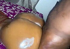 this ebony bbw babe with big ass pussy tits bends over for monster black cock doggystyle cowgirl missionary riding to wet orgasm