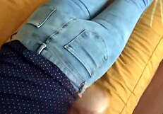 mmm i love getting bathed in hot cum two huge loads drench my fat ass and tits