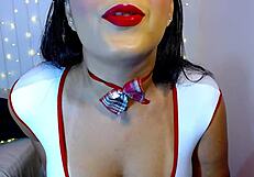 delicious schoolgirl sits on teacher's dick for joi jerk off game