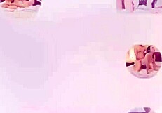 pretty asian teen in bunny lingerie gets tight pussy creampied homemade