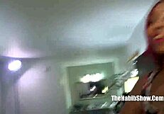 laylared's first anal dp gangbang turns too wild and scary for the ebony star