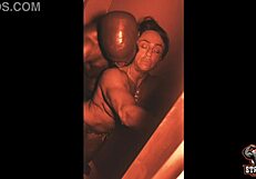 Stacxxxs Ruby Muscle Wet Pussy Dripping in Shower