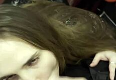 wanna see her suck off first nightclub guy she meets outdoors?