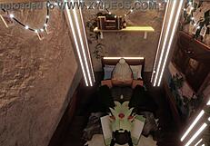 wanna see this hot girl fucked hard by monster cock through ripped jeans??