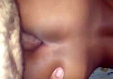 amateur latina's big natural tits bounce during intense assfucking session