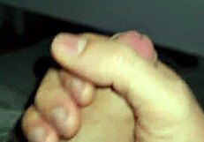 jerking my hairy cock solo with armpit striptease fetish today