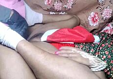 brother-in-law finally fucks sali first time in sexy christmas salwar suit?