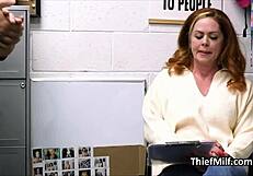 ever seen a big cocked milf in red lingerie get ripped clothes and hardcore office riding?