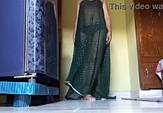 Indian Bhabhi Fingers Chut Till She Squirts Hard!