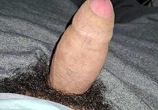 jerking my hairy cock solo with armpit striptease fetish today