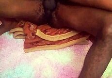 homemade ebony milf rides black cock reverse cowgirl with jiggling ass cheeks