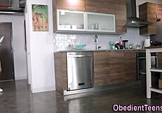 Kinky Blonde Teen Tramp Nailed in Rough Hardcore Fetish