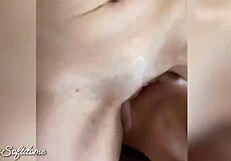 Horny clit rubbing leads to first wet pussy scissoring moans