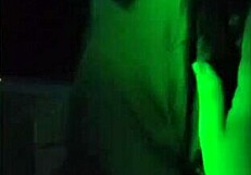 Dark room tempts naughty morena into seductive striptease revealing her sexy curves