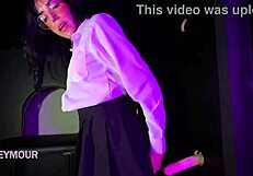 Big Ass Brunette Craves Gloryhole Double Dicks?