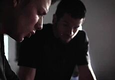 Three Huge Cocks Stuff Lena Paul’s Mouth with Massive Cum Loads