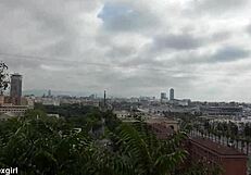 skinny slut stripes shaved pussy center barcelona