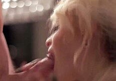 i savor this cute blonde's cfnm handjob and erotic sucking