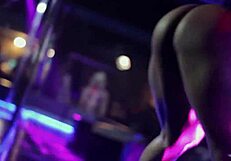 curvy ass shakes wildly during erotic nightclub twerk session