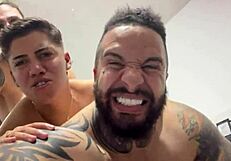 deep thrusts hit ass and hairy pussy till we cum together