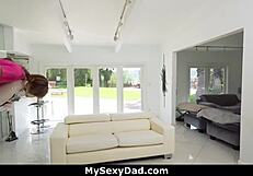 stepdad mike can't stop fucking and cumming deep inside