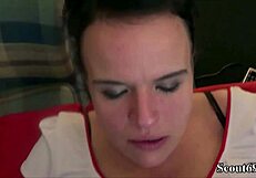 german street hooker takes client's raw monster cock deep 😈💦