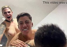 deep thrusts hit ass and hairy pussy till we cum together