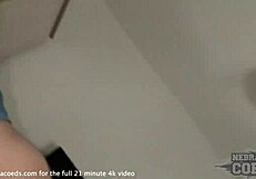 Private POV: Adorable Blonde Adora Ray Masturbates Horny on Vacation Sofa Then Dirty Blowjob Casting