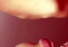 step sister takes massive facial cumshot up close pt3