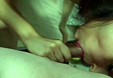 Hot Teacher's Steamy Home Visit Turns into Wild POV Blowjob and Cum Fest!