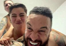 deep thrusts hit ass and hairy pussy till we cum together