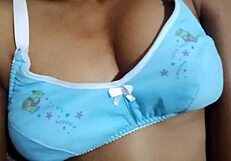 married japanese housewife at home gets her amazing big boobs groped softly