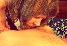 granny vampyra in vampire costume hints at her deep cocksucking cravings