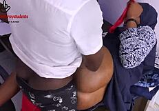 as a horny hijab teacher, i'm begging that black student's cock on my desk