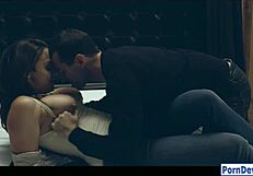 Chanel Preston huge boobs bounce in deep anal smash