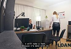 uhh got the loan cuz i blew him then fucked wild on office desk