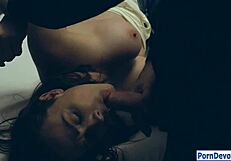 Chanel Preston huge boobs bounce in deep anal smash