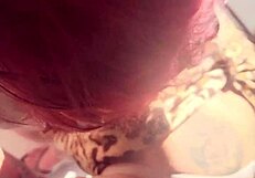 Best Friend's Girlfriend Gulps Throatpie While He Grabs Drinks