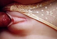 i popped quick fucking that shaved big pussy fuck doll double style