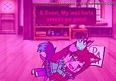 ashley's extreme gassy farts fill the room all day