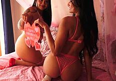 Asian big tits beauties dress sexy lingerie for valentines seduction
