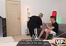 Milf Tutor Devours Two Dorm Boys' Cocks