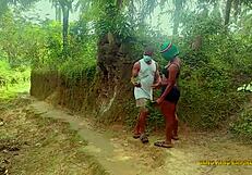 heart pounding as bbw king's wife gets bush fucked hard during village ritual