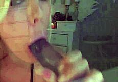 Gisele's Incredible Webcam Hooters Tease with Toys